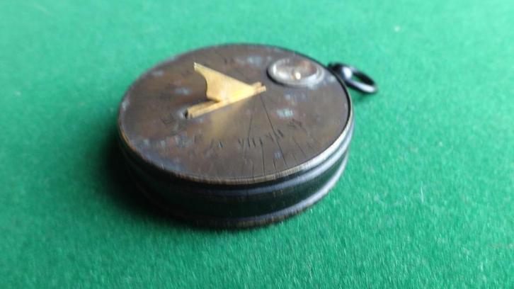 Schitterend kompas / zonnewijzer vroeg 19e eeuw, Antiek en Kunst, Antiek | Gereedschap en Instrumenten, Ophalen of Verzenden