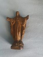 Bronzen heiligen beeldje, Antiek en Kunst, Ophalen of Verzenden