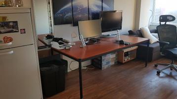 Groot stijlvol stevig bureau werk knutseltafel - 100cm*200cm