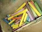 Doosje Ouderwets Schoolbord Krijt, Ophalen of Verzenden, Overige typen