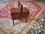 Leuke Vintage houten naaidoos. Kijk omschrijving,, Ophalen, Gebruikt