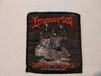 Immortal Damned in black 2001 logo patch metal hardrock, Verzamelen, Muziek, Artiesten en Beroemdheden, Ophalen of Verzenden, Gebruikt
