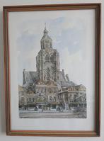 Bob Brobbel - Bergen op Zoom "De Peperbus" en Markt, Antiek en Kunst, Kunst | Litho's en Zeefdrukken, Ophalen