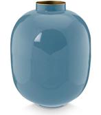 Blauwe Pip Studio Vaas - 25x32cm, Overige materialen, Blauw, Ophalen of Verzenden, Zo goed als nieuw