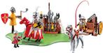 Playmobil - Set Riddertornooi met kanontransport (5168), Ophalen of Verzenden, Zo goed als nieuw, Complete set