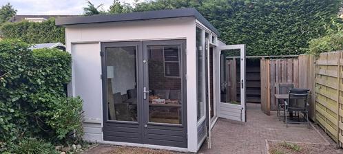 harthouteb kozijnen en dubbel glas, Tuin en Terras, Tuinhuizen, Zo goed als nieuw, Hout, 200 tot 400 cm, Ophalen