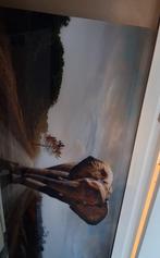 Glas schilderij Pure Living met olifant van Hornbach, Ophalen, Zo goed als nieuw, Schilderij, 100 tot 125 cm