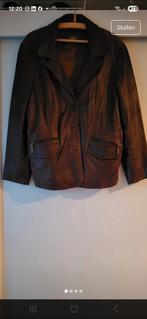 Bruin leren damesjasje, Kleding | Dames, Bruin, Maat 46/48 (XL) of groter, Ophalen of Verzenden, Jasje