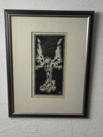 Frans Mossou litho 'Amsterdam' 1964 beschikbaar voor biedingen