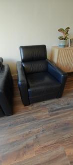 2 fauteuils, Huis en Inrichting, Fauteuils, Ophalen, Gebruikt, 75 tot 100 cm, Leer