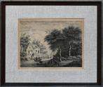 Josephus Nauwens (1830–1886) Antiek Pentekening op papier, Ophalen of Verzenden