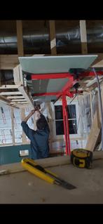 Gipsplatenlift, Ophalen