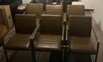 Lederen eettafel stoelen, Ophalen, Minder dan 50 cm, Gebruikt, 50 tot 100 cm