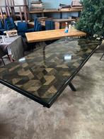 Epoxy Eettafel 220x96cm - Arte Timber Formation, Huis en Inrichting, Ophalen, Eikenhout, 50 tot 100 cm, Vijf personen of meer