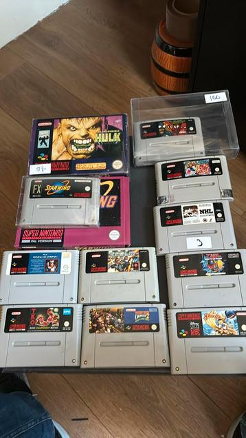 Diverse Snes titels inclusief Starwing Competition RARE!!