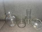 Set van 4 glazen vaasjes, Ophalen