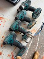 1x makita accuboor en 3 x makita accu schroevendraaier, Ophalen, Zo goed als nieuw, Boor- en Schroefmachine