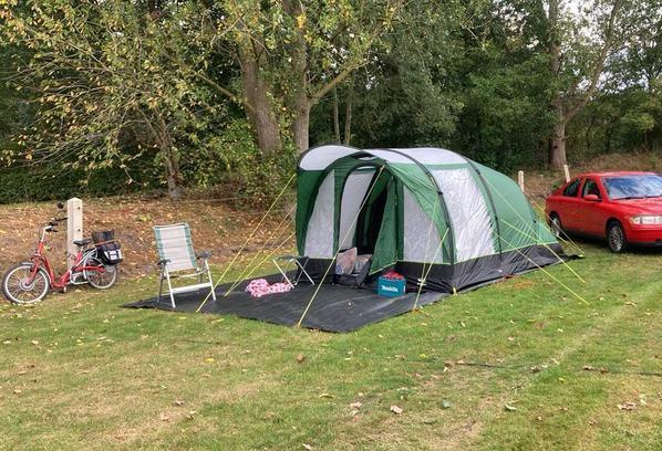 Kampa brean air 4, nieuw., Caravans en Kamperen, Tenten, tot en met 4, Zo goed als nieuw, Ophalen