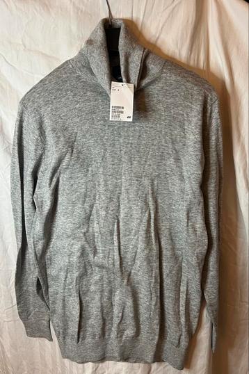 Grijze H&M coltrui - Maat S beschikbaar voor biedingen