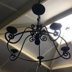 smeedijzeren kroon kaarsen plafond smeedijzer, Ophalen, Gebruikt, Overige materialen, Minder dan 25 cm