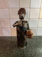 Metalen wijnfleshouder - cadeau verpakking, Nieuw, Ophalen of Verzenden, Minder dan 5 flessen, Metaal