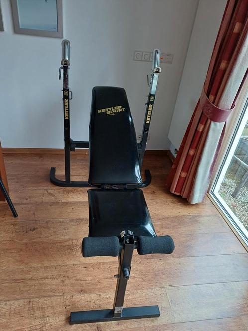 Kettler sport fitnessbank, Sport en Fitness, Fitnessapparatuur, Gebruikt, Krachtstation, Benen, Metaal, Ophalen