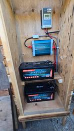 Set zonnepanelen met opslag tuinhuis, caravan, boot, garage, Doe-het-zelf en Verbouw, Zonnepanelen en Toebehoren, Ophalen of Verzenden