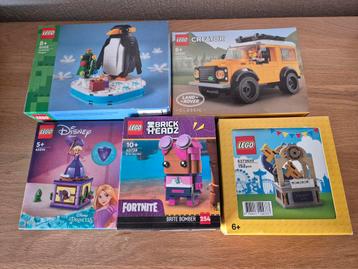 Diverse Kleine Lego Sets beschikbaar voor biedingen