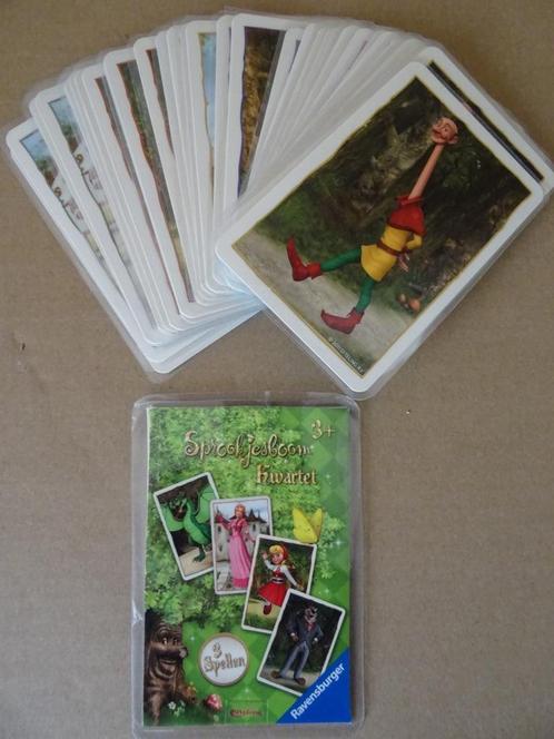Kwartetspel Ravensburger Efteling Sprookjesboom kwartet spel, Verzamelen, Speelkaarten, Jokers en Kwartetten, Zo goed als nieuw