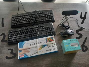 Onderdelen van bijv. een computer beschikbaar voor biedingen
