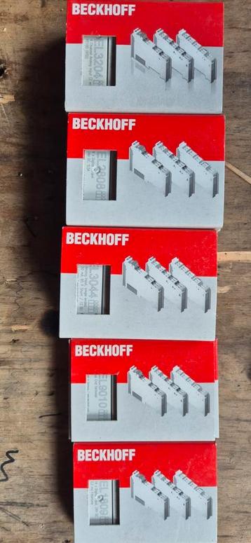 Beckhoff I/O modules EL-serie – 8 stuks in doos (nieuwstaat) beschikbaar voor biedingen