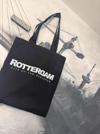 Katoenen Boekentas - Rotterdam, Sieraden, Tassen en Uiterlijk, Tassen | Damestassen, Ophalen, Nieuw, Zwart, Shopper