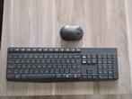 Logitech draadloos toetsenbord en muis, Computers en Software, Toetsenborden, Gebruikt, Toetsenbord en muis-set, Ophalen of Verzenden