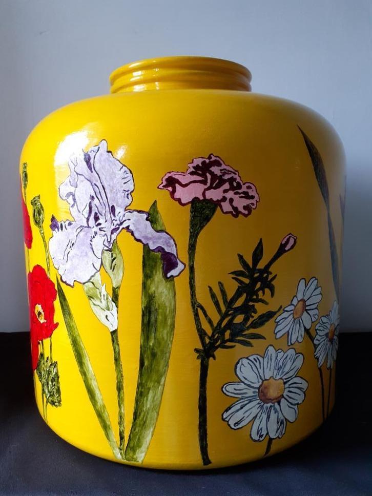 Vaas "MEADOW FLOWERS" van RIXSA-ART, Huis en Inrichting, Woonaccessoires | Vazen, Nieuw, Overige kleuren, Minder dan 50 cm, Glas