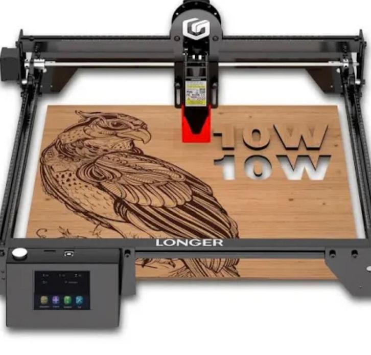 Longer 10watt lasermachine, Computers en Software, 3D Printers, Zo goed als nieuw, Ingebouwde Wi-Fi, Ophalen