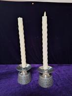 Noorse Kandelaars Set, Brutalistisch Design, Jaren '50, Huis en Inrichting, Woonaccessoires | Kandelaars en Kaarsen, Ophalen of Verzenden