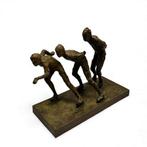 Hans Jouta (1966) - drie schaatsers, Ophalen of Verzenden, Brons