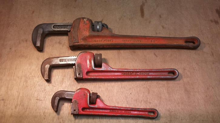 Rechte pijptangen Ridgid Gedore (Amerikaans model), Doe-het-zelf en Verbouw, Gereedschap | Handgereedschap, Gebruikt, Ophalen of Verzenden