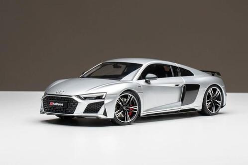 1:18 Audi R8 Performance - Zilver HQ Model!, Hobby en Vrije tijd, Modelauto's | 1:18, Nieuw, Auto, Overige merken, Ophalen of Verzenden