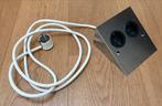 Dubbele Contactdoos met Kabel - Onderbouw, Doe-het-zelf en Verbouw, Ophalen of Verzenden, Zo goed als nieuw, Stopcontact