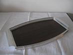 Retro vintage formica aluminium dienblad dienblaadje, Ophalen of Verzenden