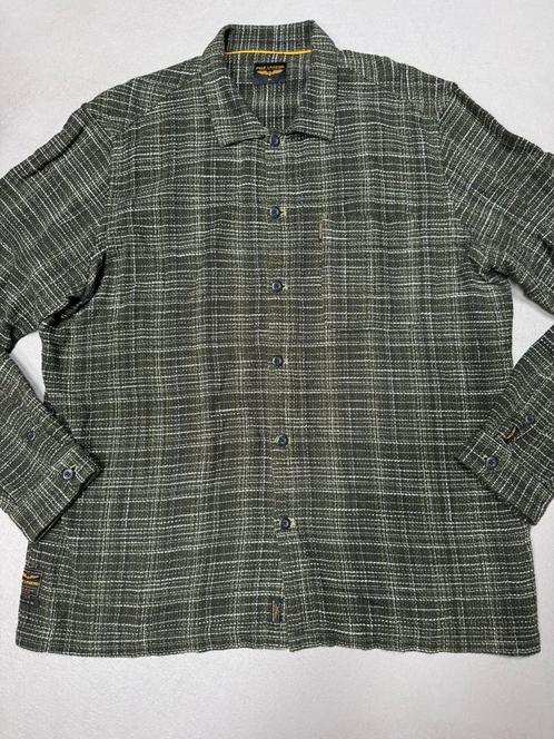 PME Legend overhemd/blouse met structuur mt XXL groen, Kleding | Heren, Overhemden, Gedragen, Overige halswijdtes, Groen, Verzenden