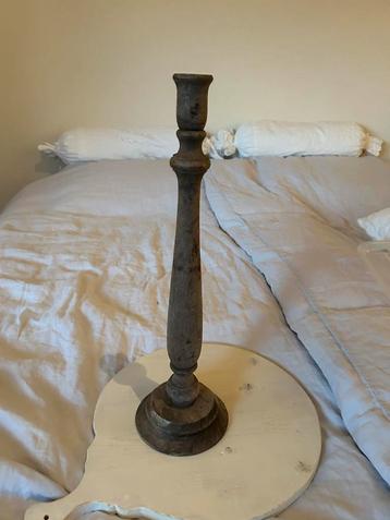 Landelijke Houten Decoratie Kandelaar beschikbaar voor biedingen