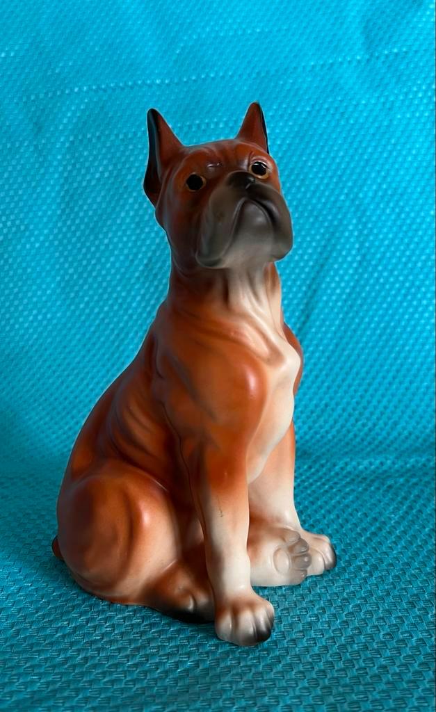 Boxer Beeldje - In Goede Staat, Antiek en Kunst, Kunst | Beelden en Houtsnijwerken, Ophalen of Verzenden