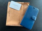 Lucrin Genève iPhone 11 Lederen Hoesje - Blauw, Ophalen of Verzenden, Gebruikt, IPhone 11, Hoesje of Tasje