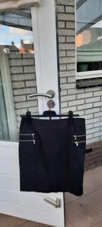 Rok van H&M gevoerd zwart maat 42 met trendy ritsjes nieuw, H&M, Zwart, Maat 42/44 (L), Nieuw