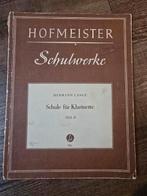 Hofmeister Schulwerke  school voor klarinet deel 2, Ophalen of Verzenden, Gebruikt, Les of Cursus, Klarinet