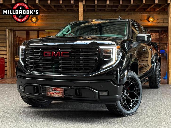 GMC Sierra Denali Widebody, Black Edition, ALL-IN, LPG, 3 ja, Auto's, GMC, Bedrijf, Te koop, 4x4, ABS, Airconditioning, Lederen bekleding