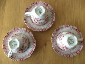Vintage Kop en Schotel 3x beschikbaar voor biedingen