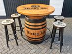 HERTOG JAN wijnvat statafel met massief eiken blad, Verzamelen, Ophalen of Verzenden, Nieuw, Overige typen, Hertog Jan